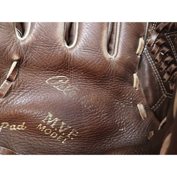 MacGregor Baseball Glove Pete Rose MVP M12K Model Leather Flex Pad Right Vintage - Picture 13 of 16